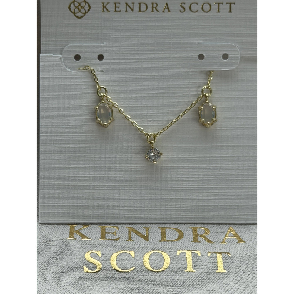 Kendra Scott white necklace